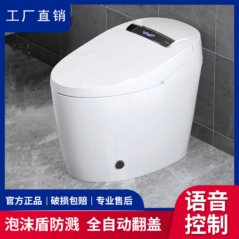 一体智能马桶陶瓷自动冲水烘干遥控坐便器家用全自动翻盖电动坐厕|ms