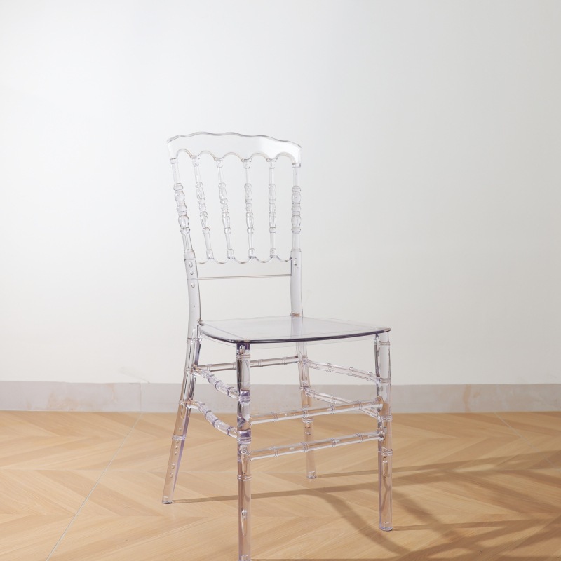 Dining chairs Yama venta caliente de lujo ligero Silla de bambú transparente de alta gama Silla de banquete de comercio exterior transfronterizo Silla de comedor