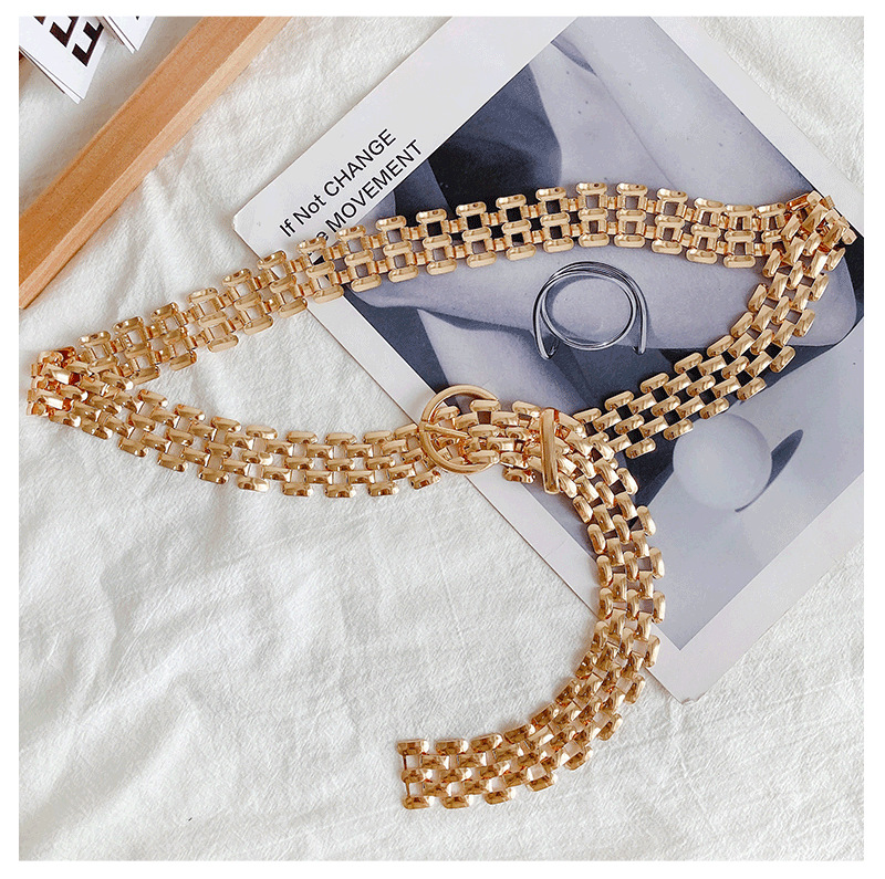 125g Weight Waist Chain Classification 1 Piece Quantity Holiday, Daily Occasion Alloy Material Geometric Pattern All Seasons Season Women's Gender Classic Style Style Classic Style Geometric Alloy Women's Chain Belts 7