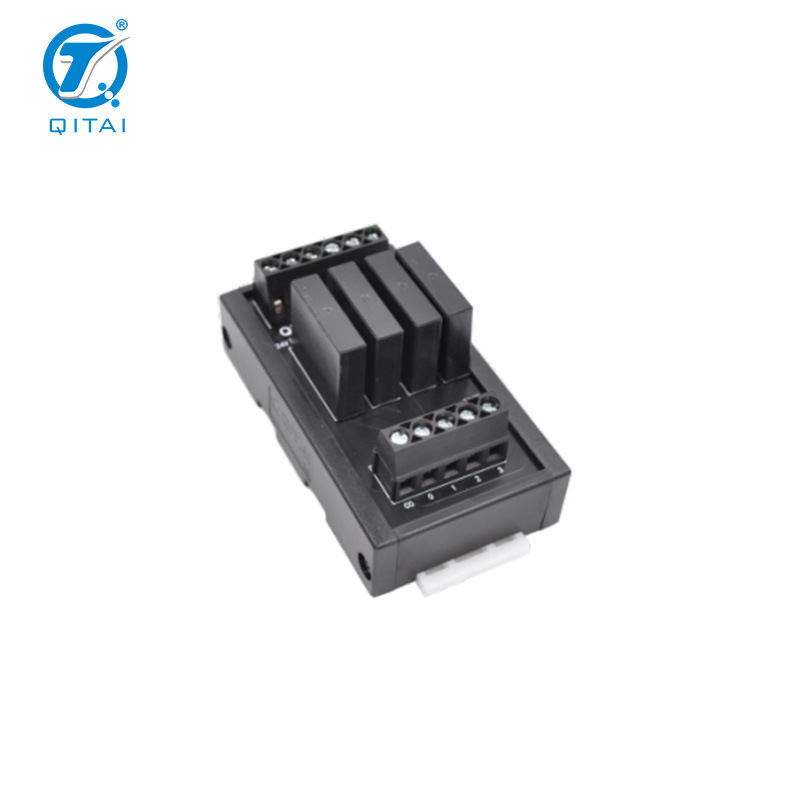QMY503使用欧姆继电器模块组装端子台响应快 负载电流通用PLC模块