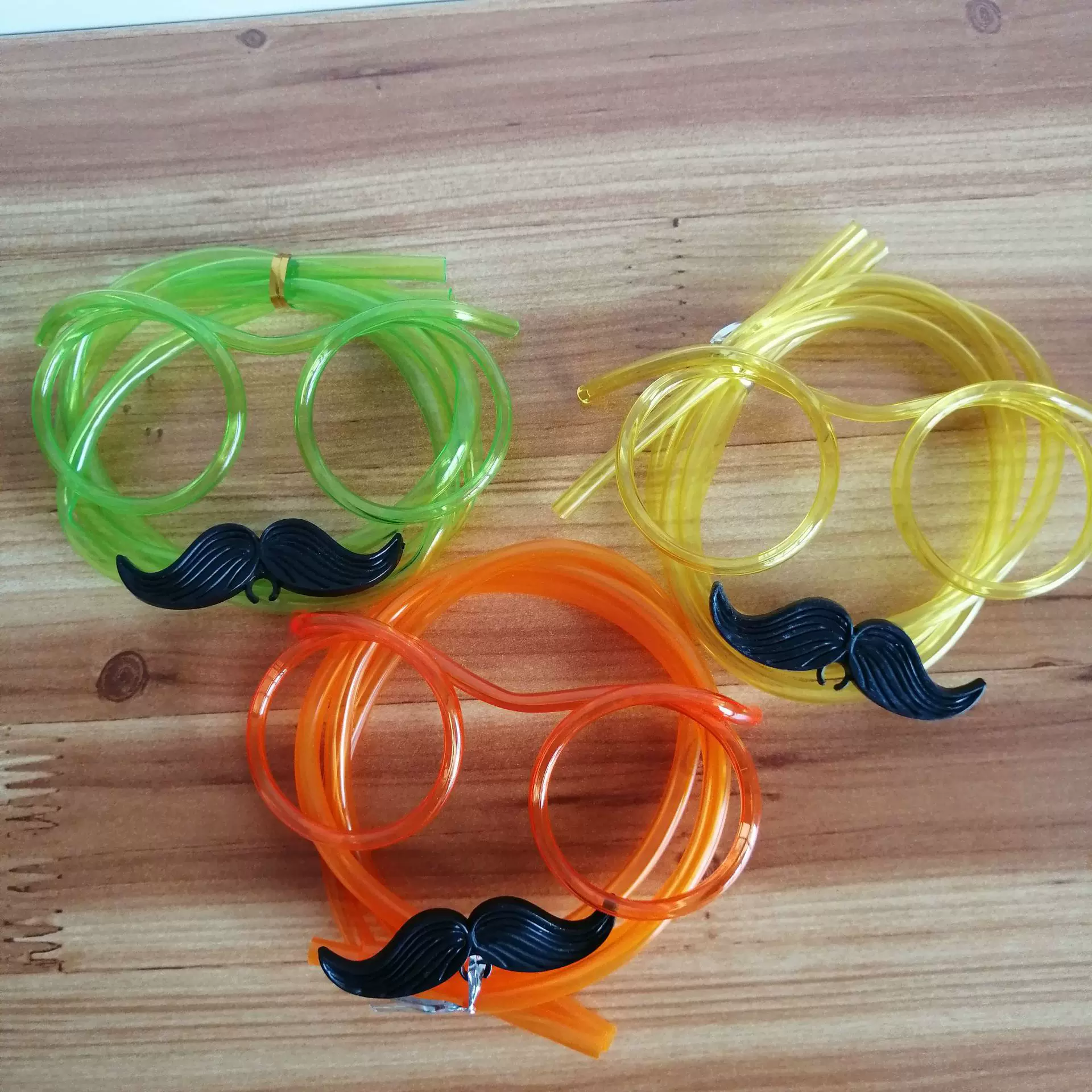 厂家批发胡子眼镜吸管定制胡子吸管创意趣味吸管玩具疯狂眼镜吸管