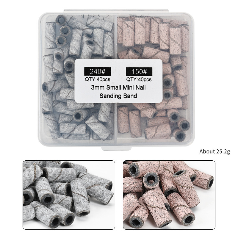 80pcs small sand circle 2 grid box (without bearings)