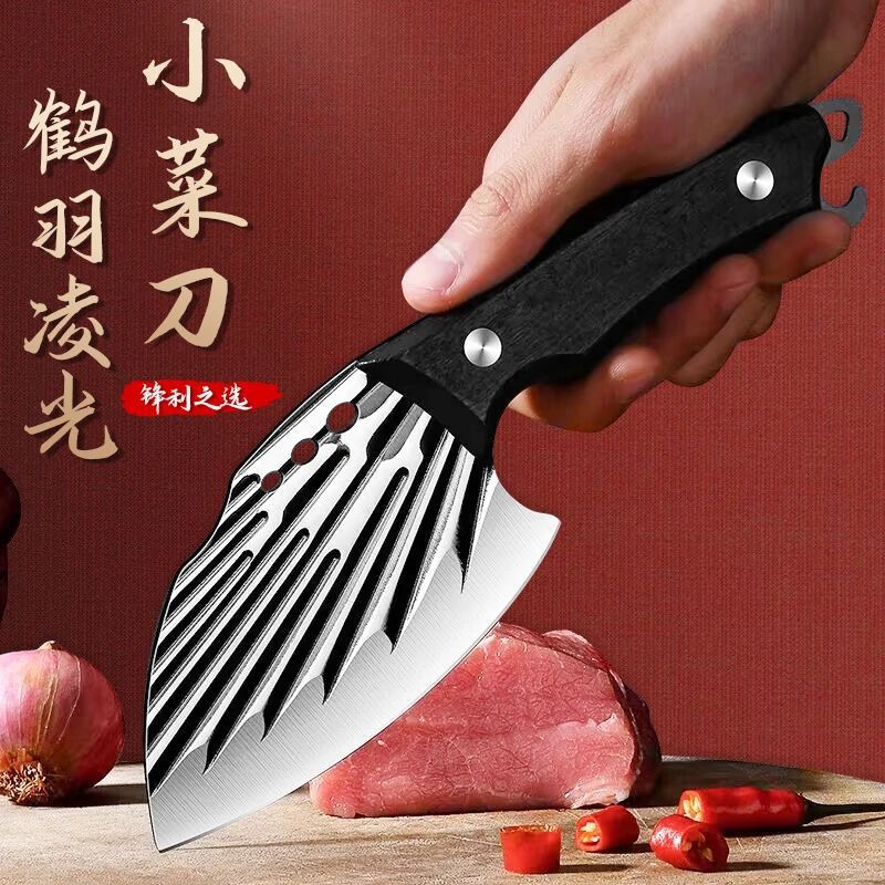 Cuchillo multifuncional cuchillo afilado cuchillo de cocina cuchillo doméstico cuchillo de pesca para mujeres cuchillo de frutas forjadas