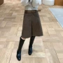 显瘦冬季宽松新款半身裙