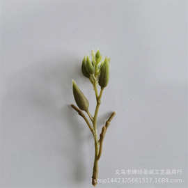仿真植物仿真花半成品配件 带果子三叉 仿真花把束封顶大量批发
