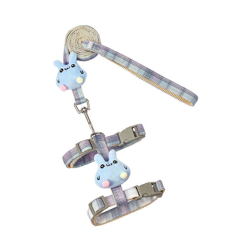 Correa para gato especial Four Seasons gato cuerda para caminar anti-rotura ajustable gato cuerda tracción gato lazo gato cuerda cadena