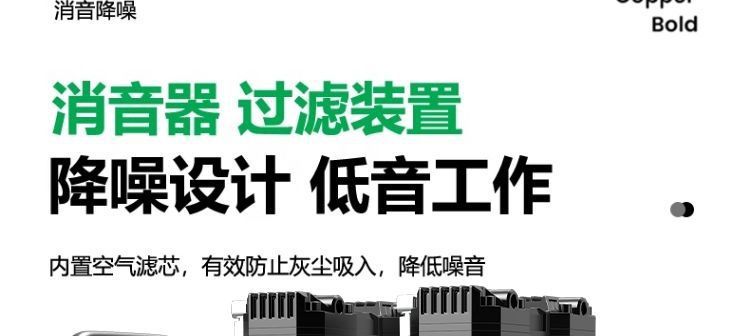 Oil-free silent air compressor, small 220v portable woodworking air pump, high-pressure air pump, practical air compressor