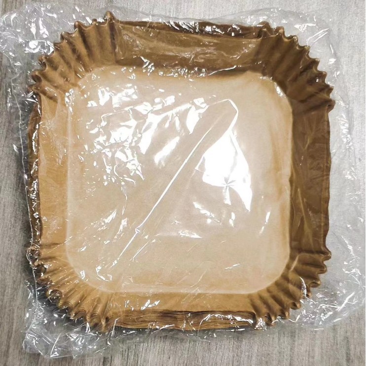Freidora aire especial Placa de papel hogar resistente a altas temperaturas de absorción de aceite almohadilla de papel de grado alimenticio especial de papel redondo bandeja para hornear