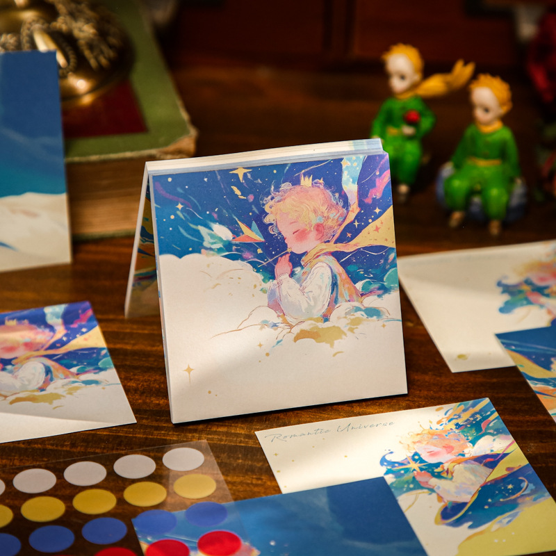 Mr. Paper Three Enjoy Shot Notas de ilustración de anime de Star Dream Prince Notas de mensaje Notas de notas Escribir notas de alta calidad