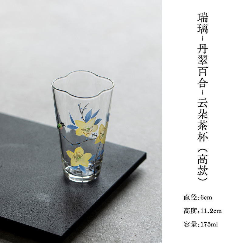 墨己瑞璃日式玻璃闻香杯家用高颜值耐热耐高温茶杯茶具主人杯杯子|undefined