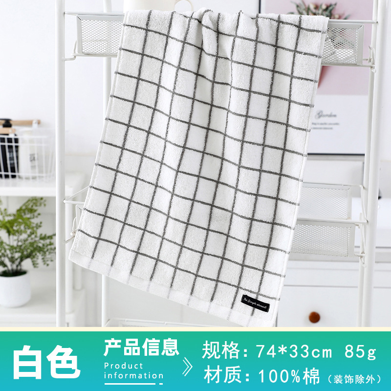 JELIA toallas de algodón puro engrosado no pierde cabello toallas de absorción antibacterianas para adultos algodón al por mayor logo bordado