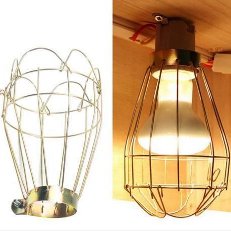 Рептилия домашних животных нагревательная лампа рептилия ПЭТ защитный абажур лампа сетка