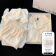 Ice Silk Pajamas Women's Summer Short-sleeved Three-piece Set 2023 New Style Chanel Style High-end Outwear French Casual Home