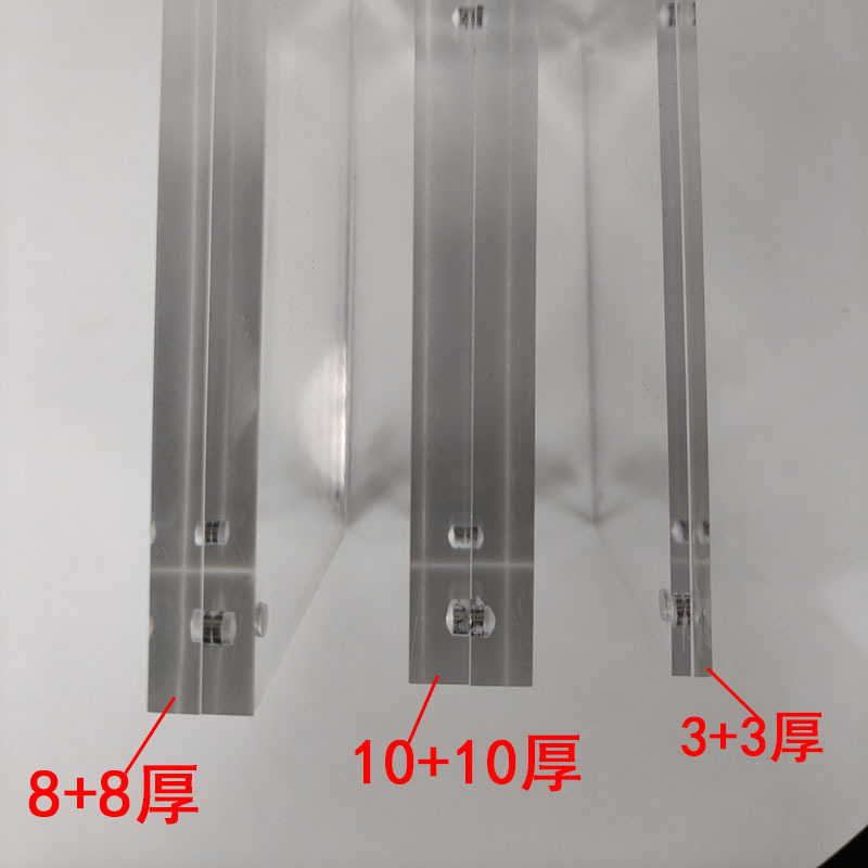 スポットアクリル磁気フォトフレーム透明クリスタルテーブル 5inch ポラロイド写真 6inch 写真強力な磁気ディスプレイフレーム|undefined