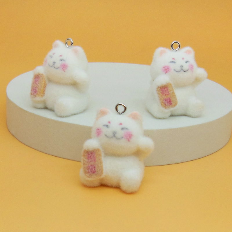 日本と韓国のかわいい植毛小動物ペンダント手作り DIY 携帯電話チェーンバッグペンダント植毛人形ジュエリーアクセサリー|undefined