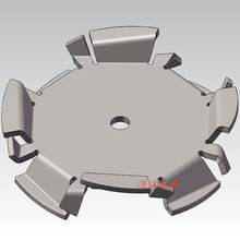 批发高速分散盘 实验室搅拌桨 JJ搅拌器 溶解式分散片 直齿式涡轮