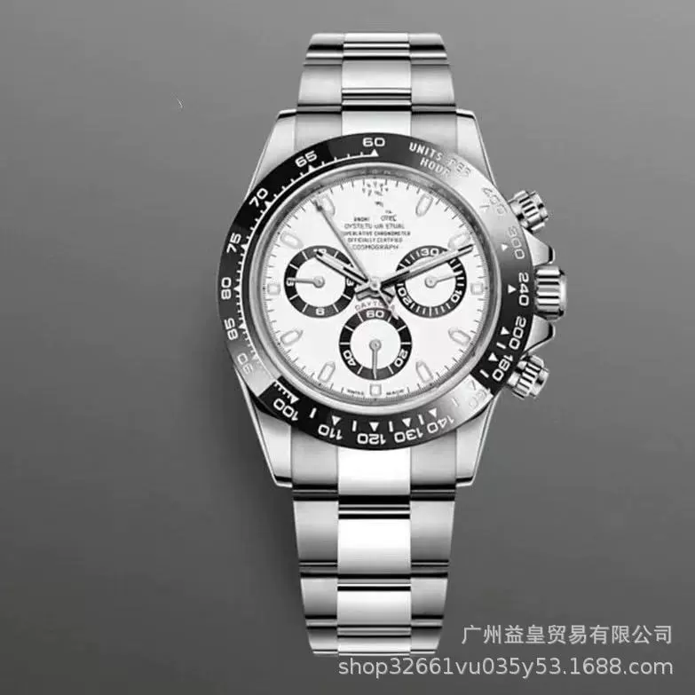 Трансграничные механические часы Laojia Daytona с тремя глазами и шестью контактами, мужские многофункциональные часы со стальным ремешком, западные поставки, дропшиппинг для микро-бизнеса