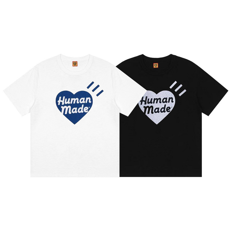 Camiseta hombre mujer human made love de algodón bambú corte holgado_voghion.com