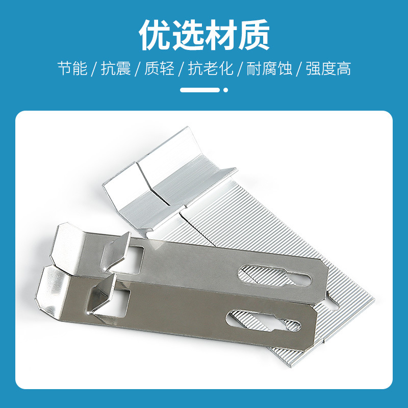 Azulejo de cerámica colgante de pared colgante seco gancho de acero inoxidable en forma de K nuevo sujetador de aleación de aluminio pared interior ladrillo fijo hebilla Accesorios