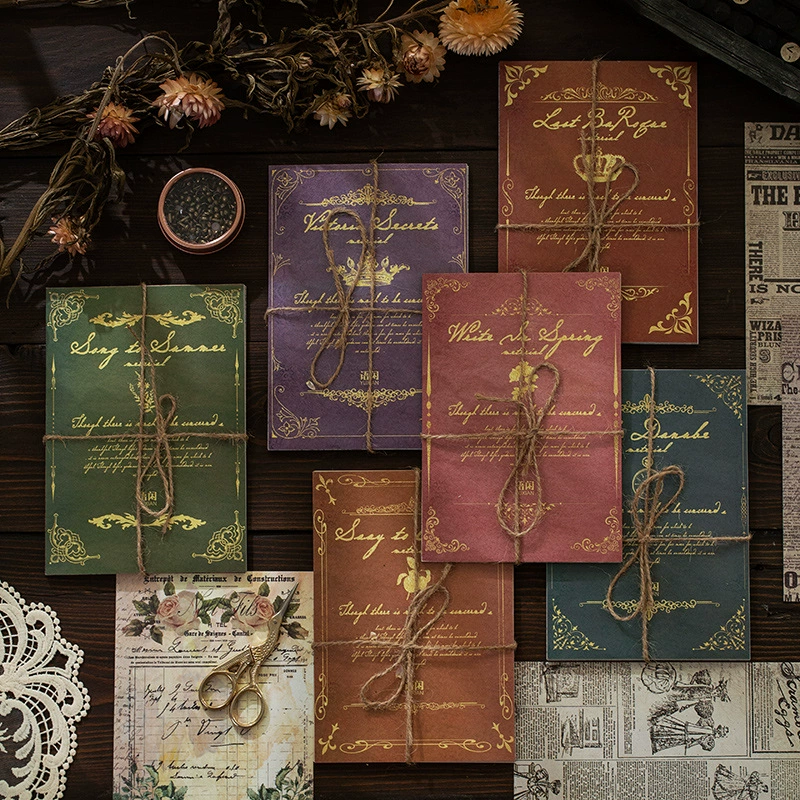 Джерси Chenhui без пасты ручной счет материал бумага Старая книга ретро искусство ins стиль ручной счет украшение коллаж база