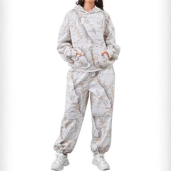 Camouflage sports sweatshirt
