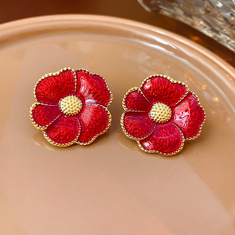 Mediados de la vendimia antigua vintage pendientes estilo Palacio personalizado pendientes moda luz lujo de alta calidad Joyería Al por mayor personalización image 111