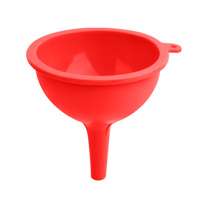 Suministro directo de fábrica embudo de silicona conjunto de tres piezas embudo de aceite de cocina embudo de vino embudo de sub-embalaje del hogar resistencia a altas temperaturas