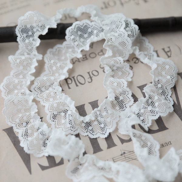 Cream color is about 2.2CM wide