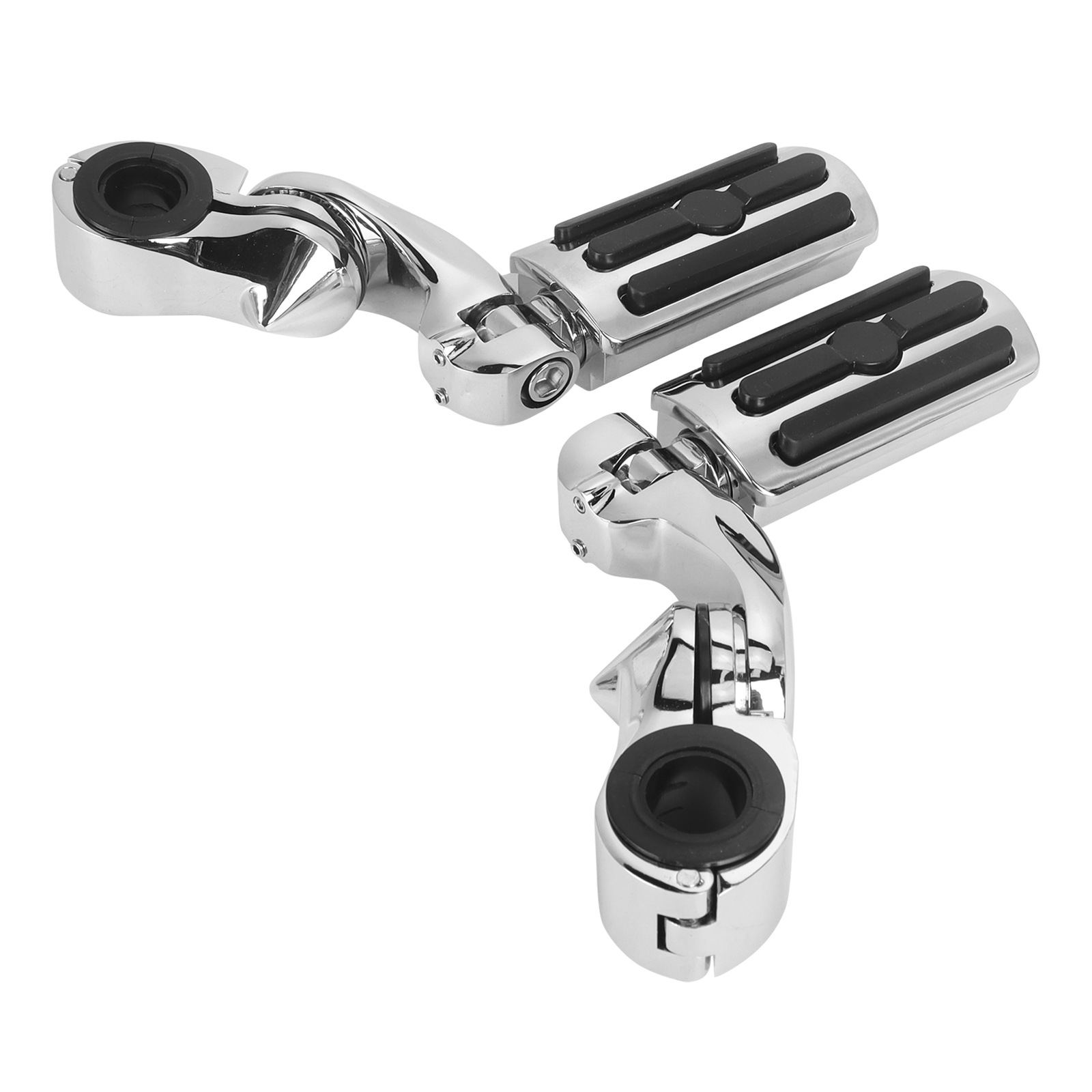 Universal Motorcycle and Electric Vehicle Footrests, Bumper Guard Bars, Rest Footrests, Short Brackets, Harley Indian Accessories