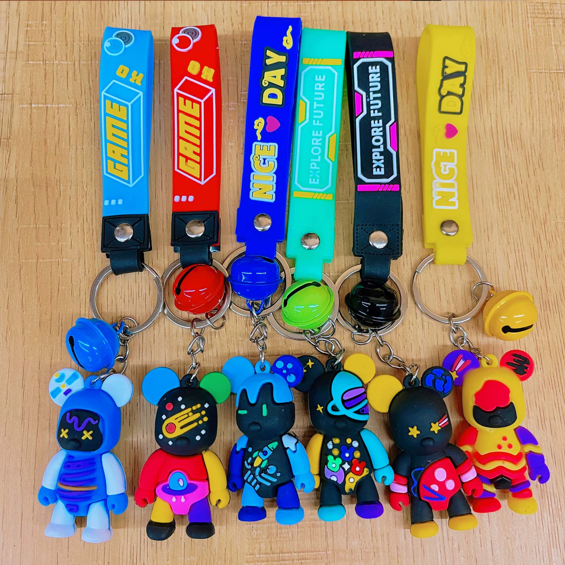 Small keychain, pendant, trend accessory, accessories for keys, DIY