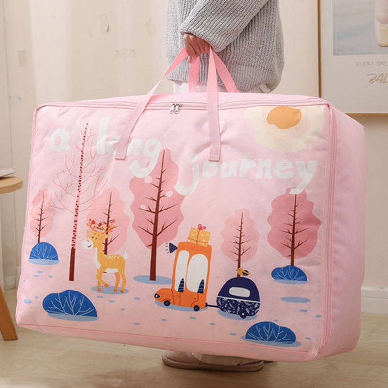 Moving Packing Bag, Household Daily Necessities Luggage Storage Bag, Large Capacity Waterproof and Moisture-Proof Printed Quilt Storage Bag Moving Packing Bag, Household Daily Necessities Luggage Storage Bag, Large Capacity Waterproof and Moisture-Proof Printed Quilt Storage Bag