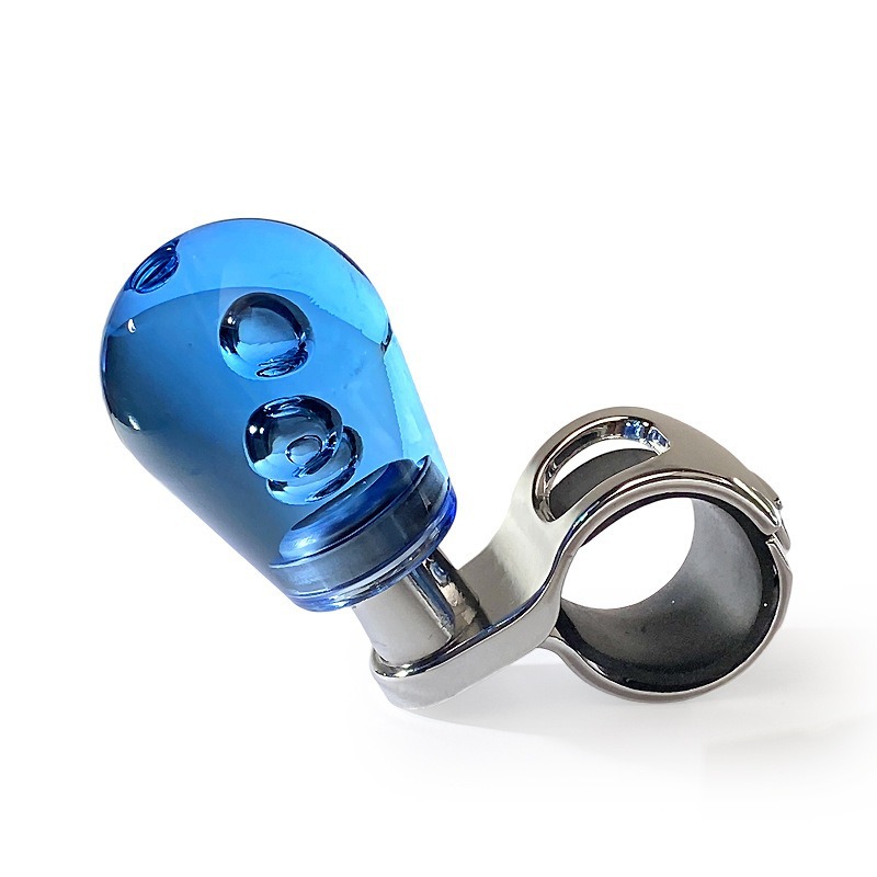 Cross-Border Hot Selling Crystal Acrylic Steering Wheel Power Ball Bearing Type 360 ° Labor-Saving Auxiliary Steering Ball