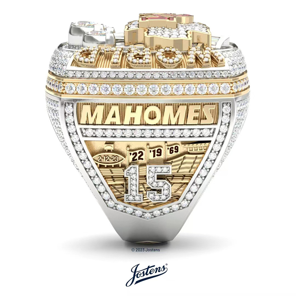 1 Piece Quantity Match, Street Occasion New Official - NFL 57 Th Super Bowl Kansas Chiefs Championship Ring