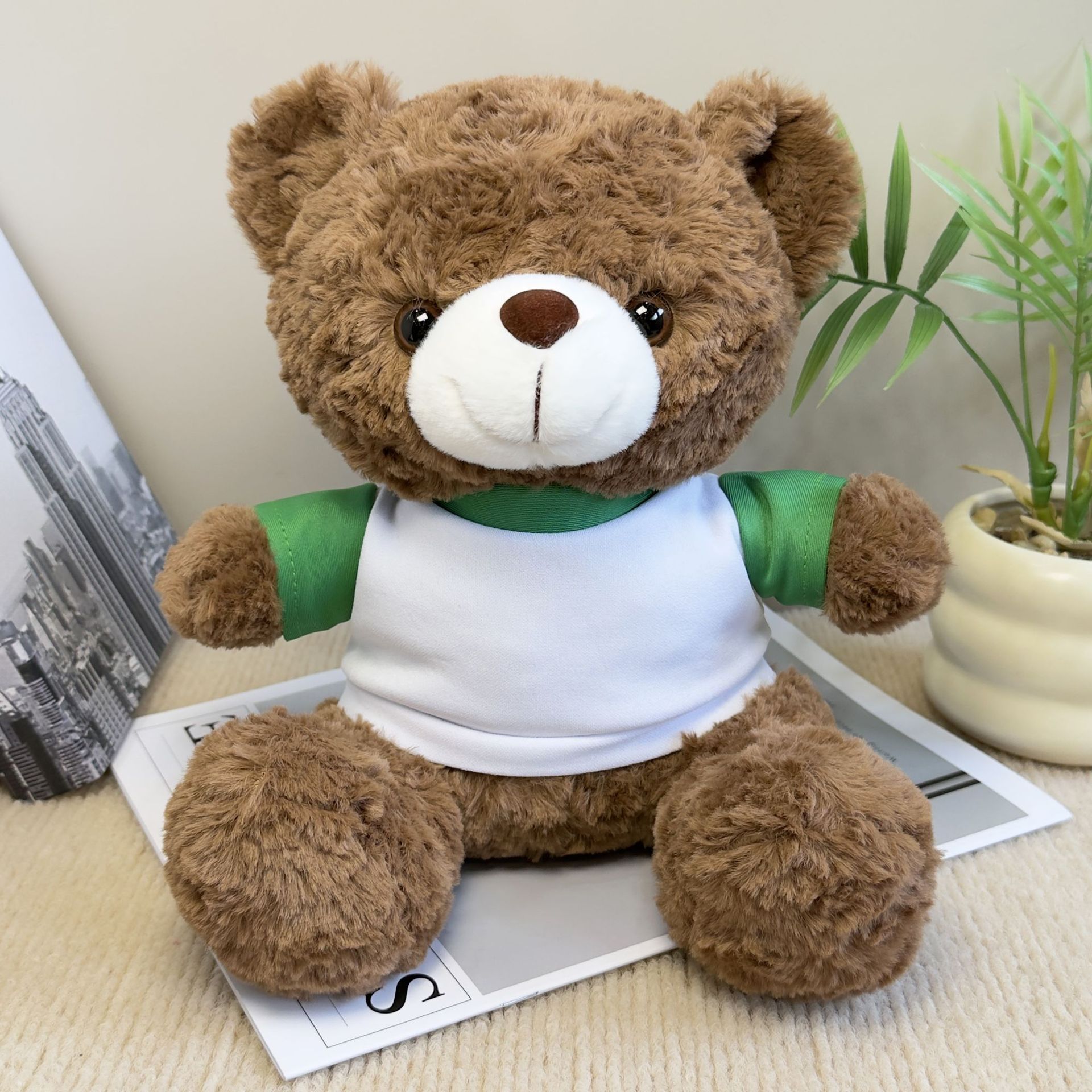 Osos de peluche abrazar osos muñecas muñecas agarrar muñecas regalo para niños impresión LOGO regalo juguetes de peluche