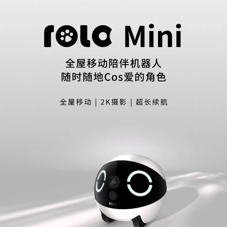 Robot juguete para mascotas EBO ROLAmini, cámara inteligente móvil para monitoreo doméstico sin conexión
