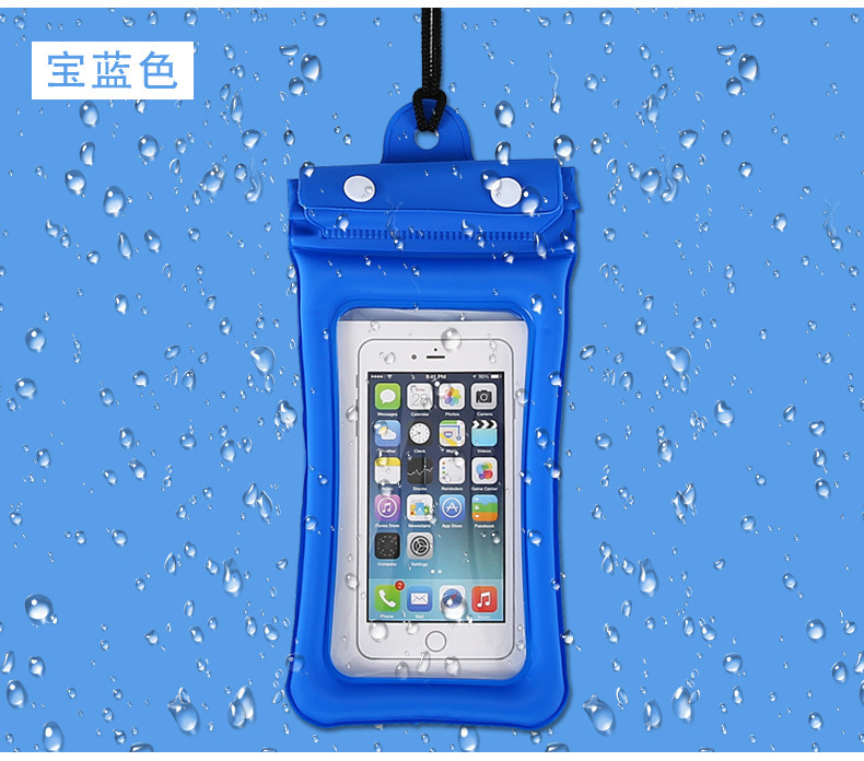 フローティングエアバッグ透明pvc携帯電話防水袋漂流ビーチ防水袋卸売りタッチパネル携帯電話防水カバー|undefined