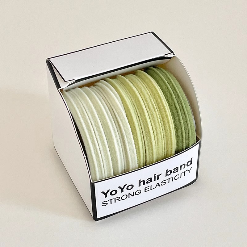 Zhao LuSi con el mismo anillo de cabello de alta altura elástico cabello de cola de cabello corda de goma de cabeza duradera 2024 nuevo de gama alta