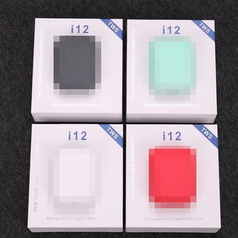 I12TWSTouch Control bluetooths macarons wireless headphon ES 4