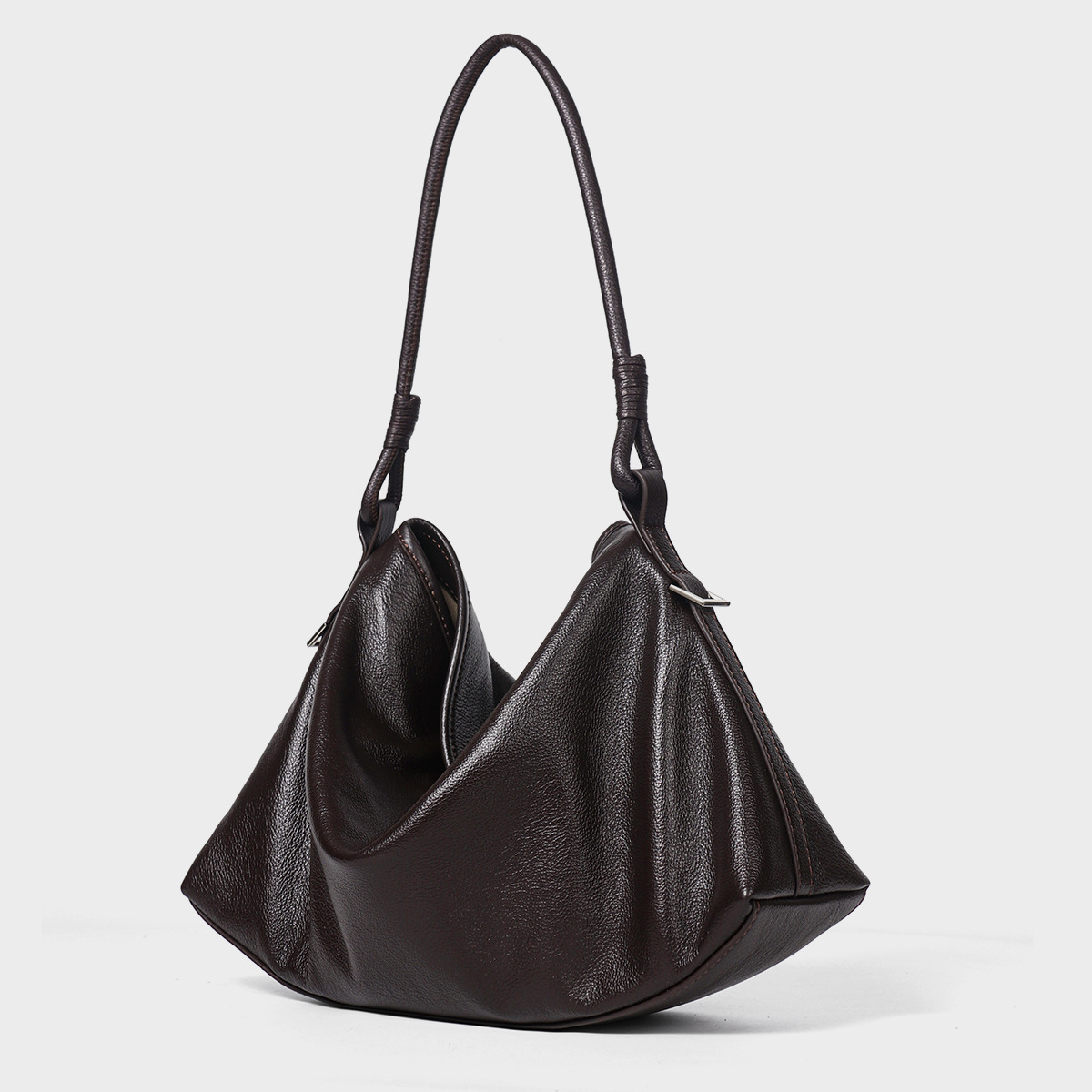 Large Capacity Women's Tote Bag - Korean Style Luxury Fashion Simple Casual Versatile Genuine Leather Shoulder Bag For Commuting - Thumbnail 3