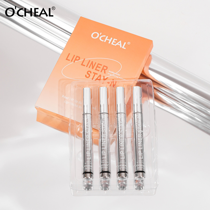 Cross-border English version of the O'CHEAL lip liner and lip gloss set, designed for export and available for cross-border drop shipping