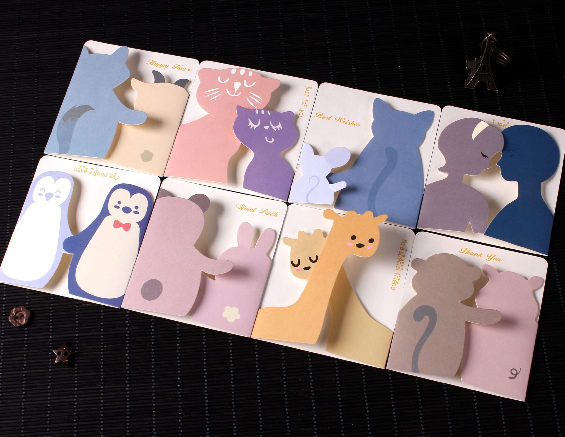 新年兒童生日節日賀卡 祝福卡幼兒園賀卡 創意新款感恩答謝卡片