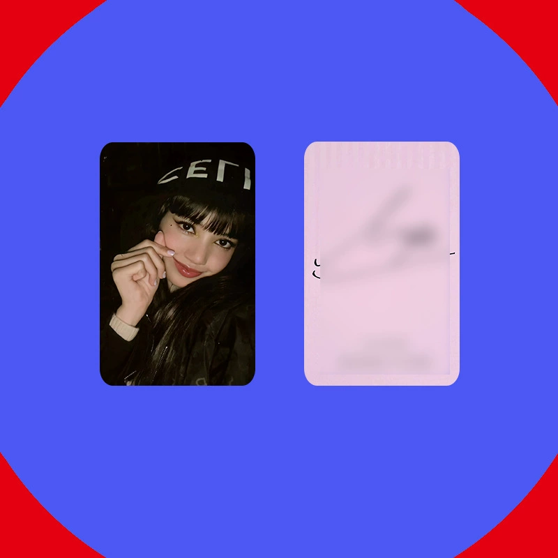 [BLACKPINK粉墨粉胶VINYL  JISOO金智秀photocard小卡]