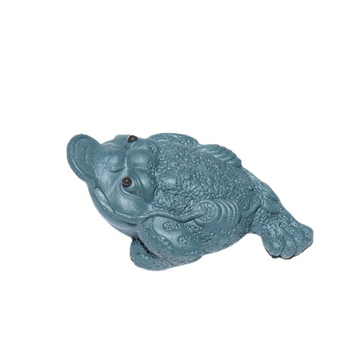 Yixing Zisha Tea Pet Seven-Star Gold Toad Wealth-Accumulating Three-Legged Toad Tea Set Tea Toy Tea Table Small Decorative Creative Sculpture