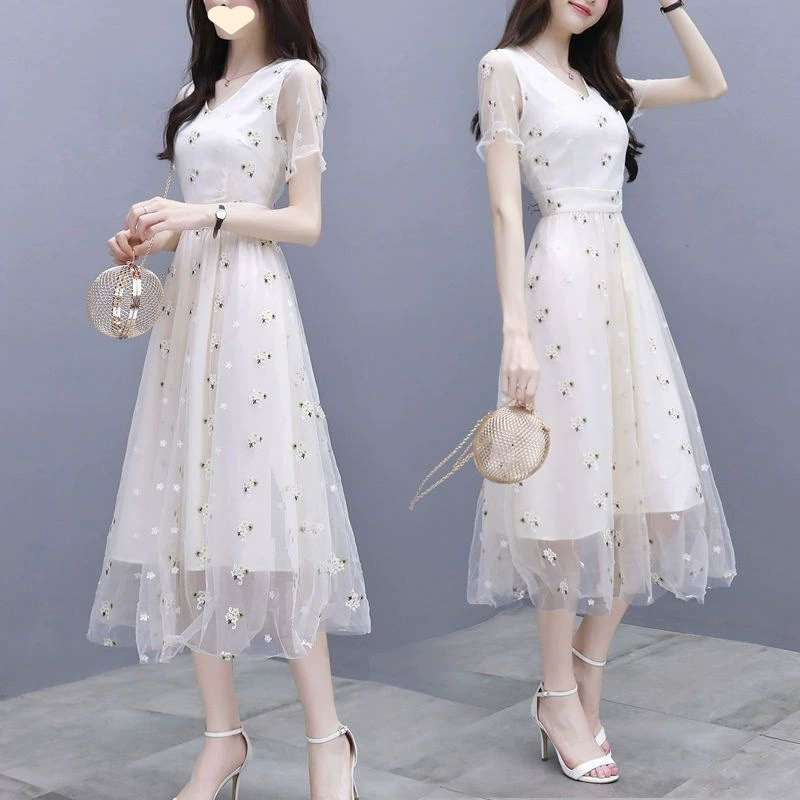 Белое платье, женская новая юбка, женская летняя юбка для похудения талии, юбка для консультации по темпераменту