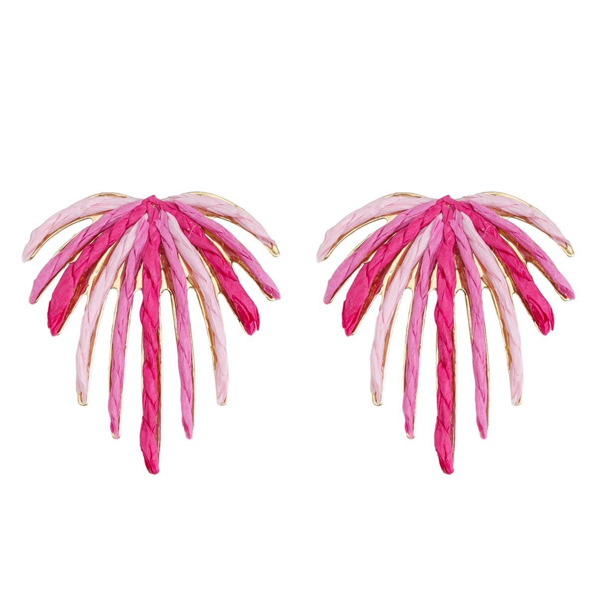 10g Weight 304 Stainless Steel Ear Needle Material Drop Earrings Classification 1 Pair Quantity Beach, Date, Tea Party Occasion raffia Material Heart Shape, Strawberry, Butterfly Pattern Women's Gender Bohemian Style 1 Pair Bohemian Heart Shape Strawberry Butterfly Raffia Drop Earrings 4