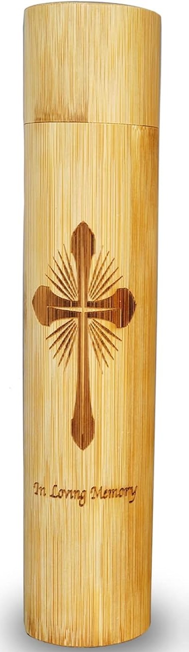 Caja de cenizas para mascotas, suministros funerarios para mascotas de bambú, caja de almacenamiento de cenizas, caja conmemorativa de pelo para mascotas, Amazon