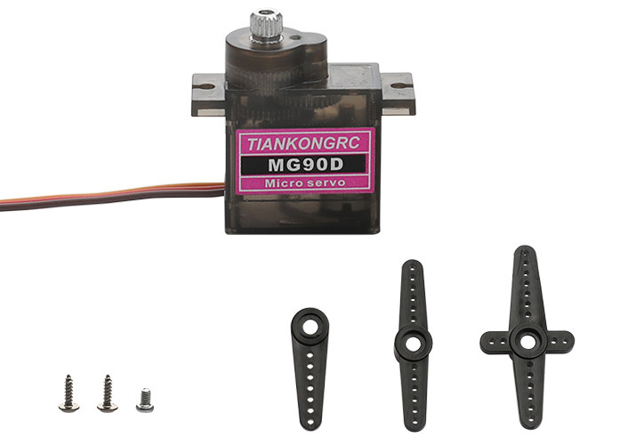 MG90D数码舵机 带三个塑料齿轮
