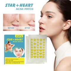 クロスボーダー BUPY ラブ + 星型ニキビパッチ、ニキビ除去パッチ、ニキビ除去アーティファクト、72 カプセル、コンシーラー、ニキビパッチ、修復パッチ