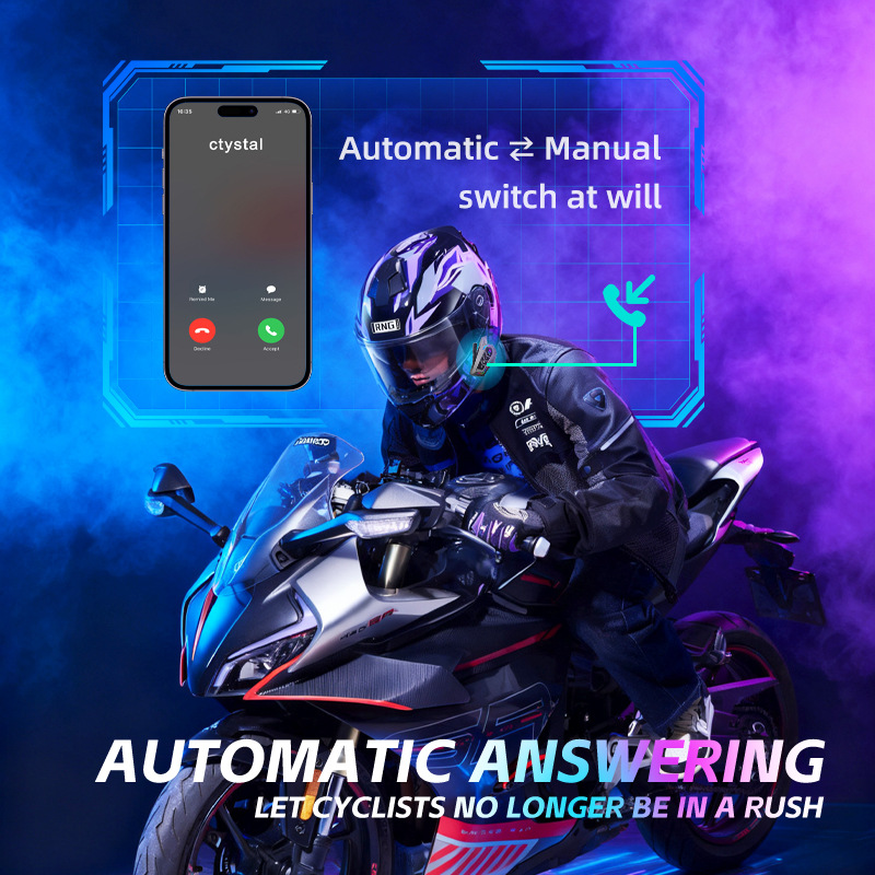 Fábrica R7S casco auriculares bluetooth larga duración casco completo medio casco a prueba de agua ruido RGB luces de color bluetooth