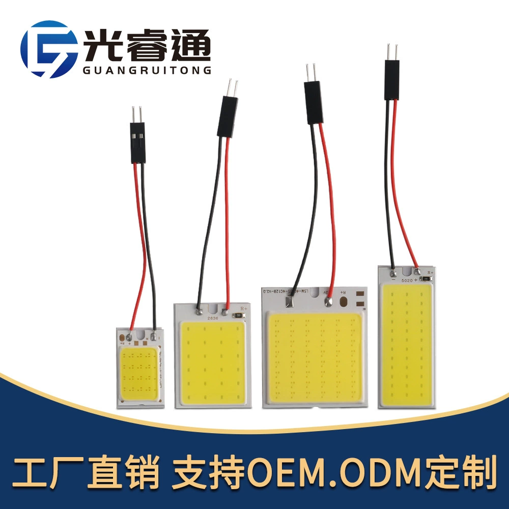 Guangruitong автомобильный светильник на крышу COB 16 24 26 48 Светодиодный светильник для чтения плоский автомобильный светильник багажник автомобиль